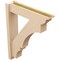 Ekena Millwork 6-in W x 26-in D x 32-in H Balboa Trad Rough Cedar Woodgrain TimberThane Outlooker, Primed Tan OUTUR060X26X32BOA04RCPR - alternate 2